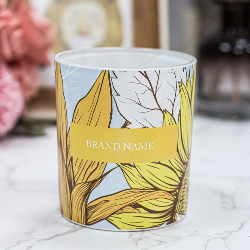 Cupwind New Designs Candle Holder Sunflower 8oz