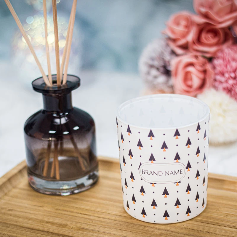Christmas Decor Candle Holder 8oz Cupwind Design