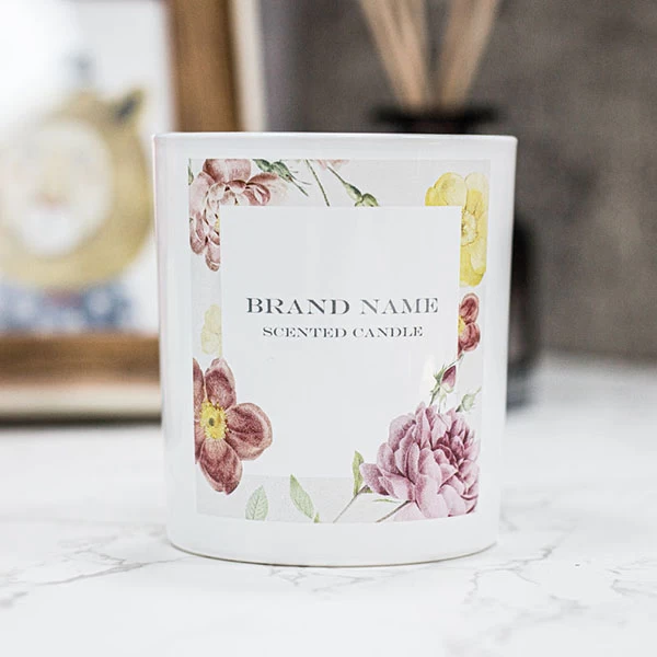 New Designs Over Wrapped Decal Candle Container China