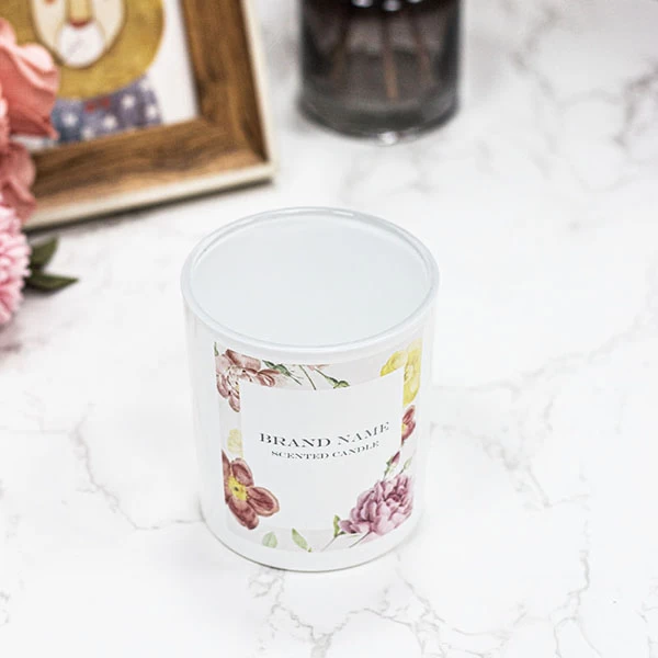 New Designs Over Wrapped Decal Candle Container China