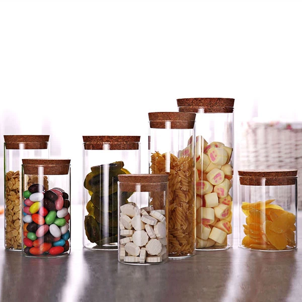 borosilicate food storage jars