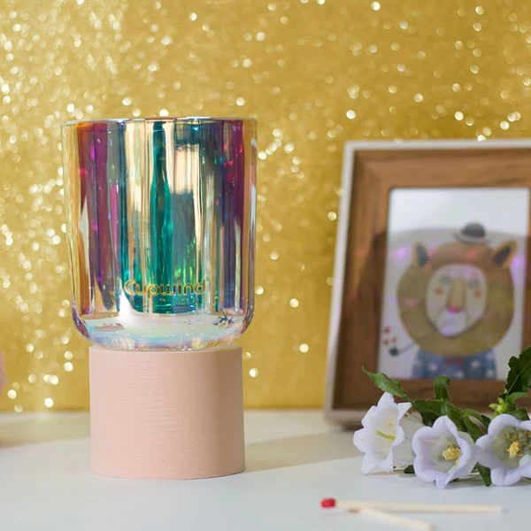 classic candle holder Iridescent 13oz