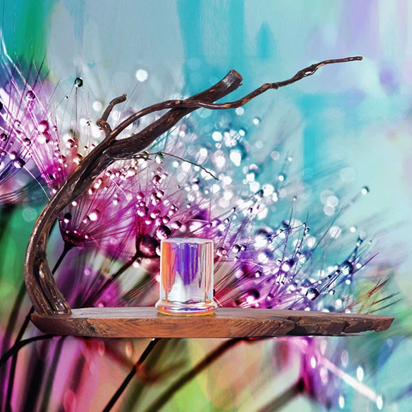 iridescent votive candle holders 2 oz candle jar