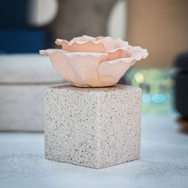 Home Fragrance زجاجة موزع سيراميك مربعة 6 أونصة