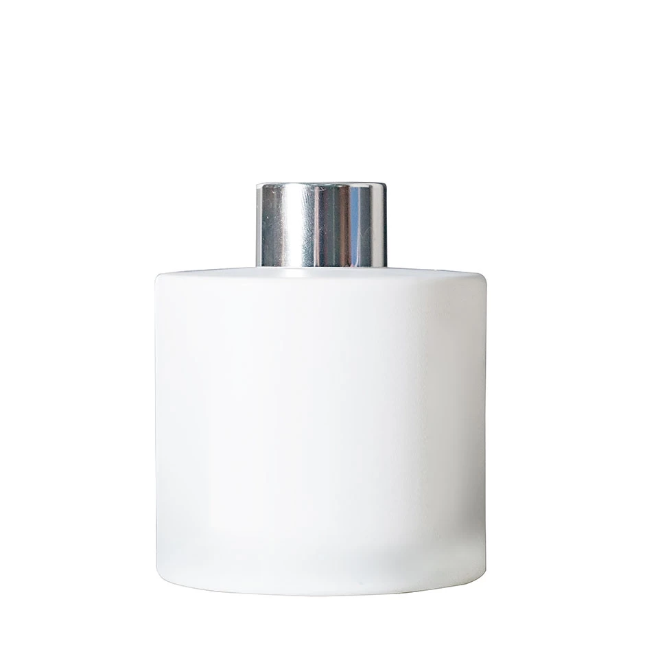 Round White Reed Diffuser Glass Bottle 6oz