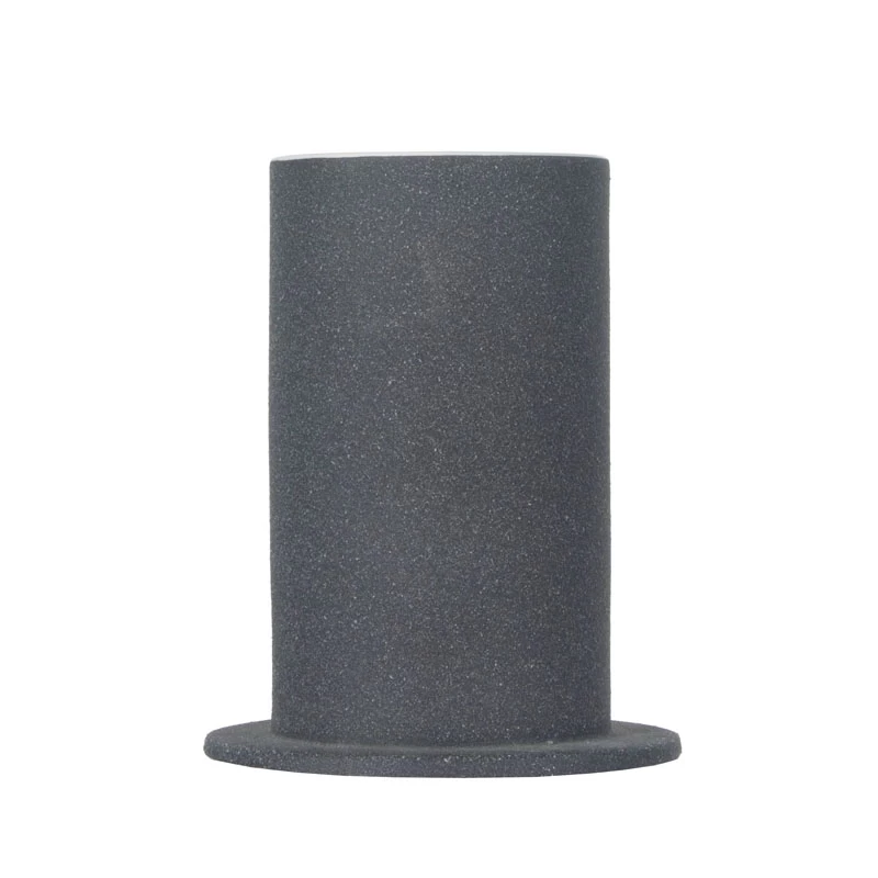 13oz Black Cylinder Ceramic Candle Holder Factory