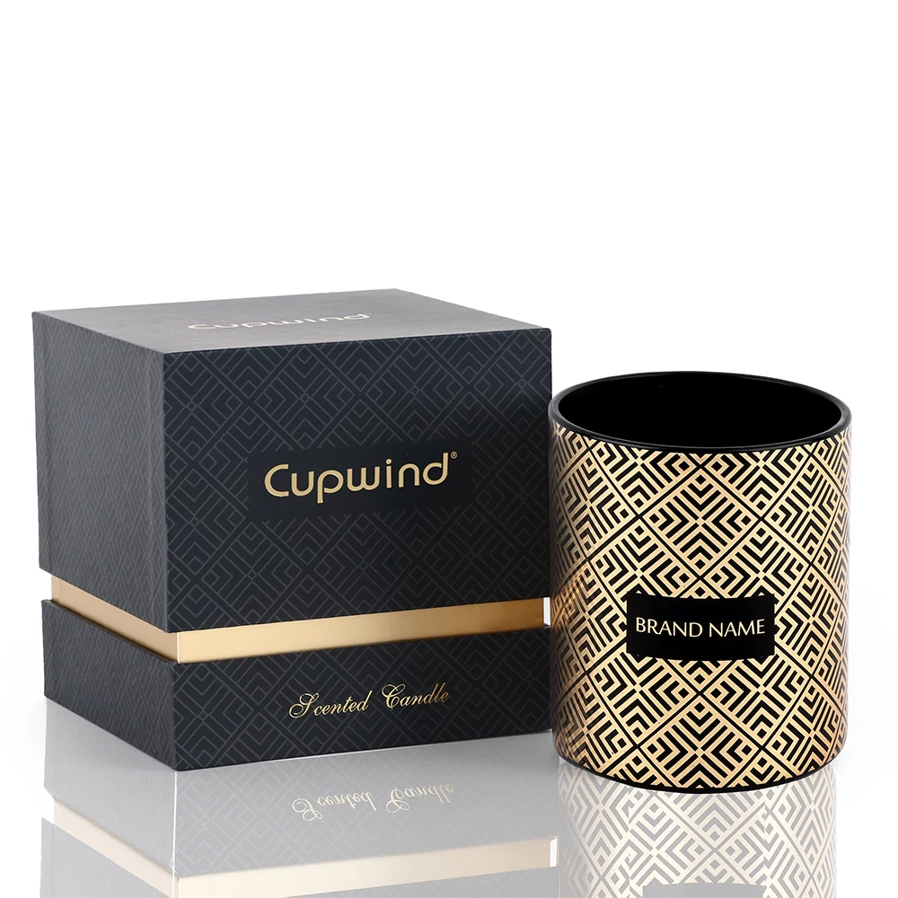 Luxury Gift Box for Scented Candle Matte Black