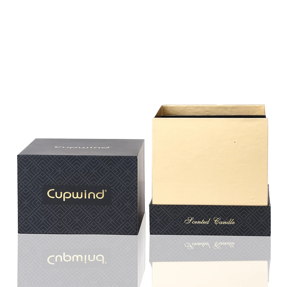 Luxury Gift Box for Scented Candle Matte Black