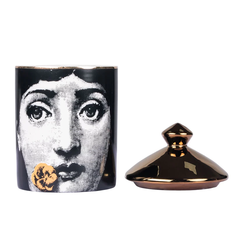 Ceramic Candle Holder with Lid for Scented Candle OEM & ODM