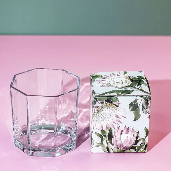 3 wick octangle candle jar on sale Guangdong