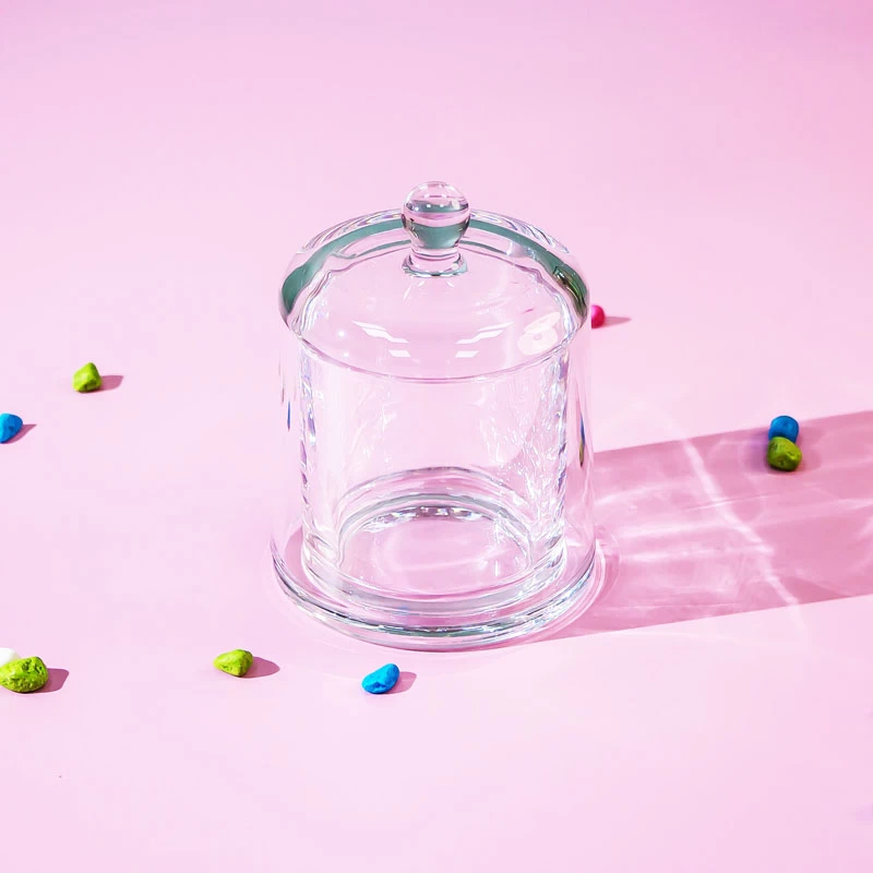 Accessori per la casa Cupola in vetro, piccola candela Cloche