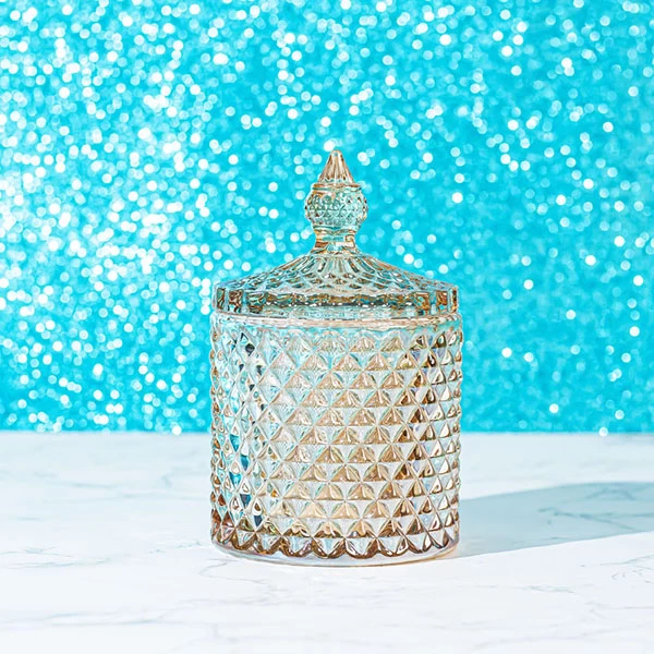 china geo glass candle jar manufacturer