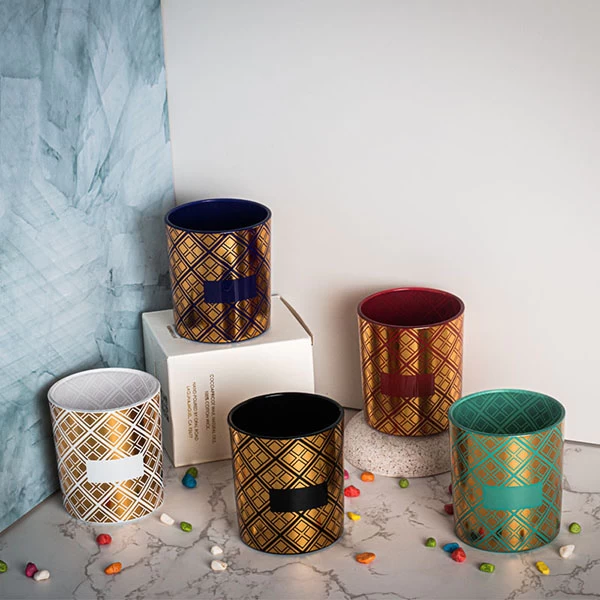 china gold foiling candle wholesale