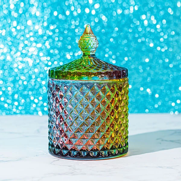 china embossed candle container manufacturer