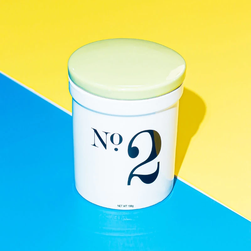 8oz Ceramic Candle Jar with Lid Spring Series Blue - COPY - n1ng1g