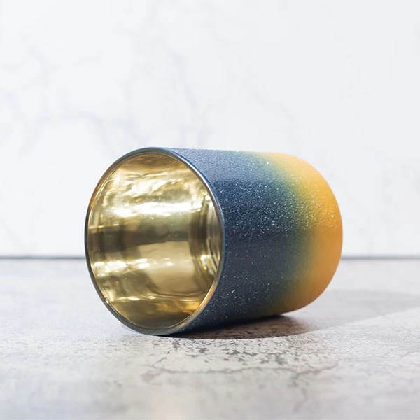 ombre sprays candle jar