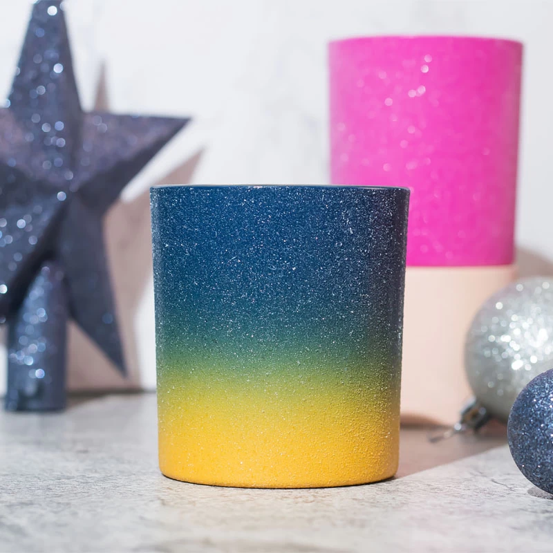 Ombre Sprays Glass Candle Holder Twinkling 300ml