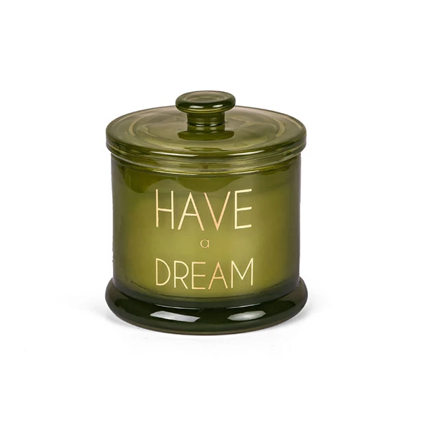 Empty Colored 9oz Glass Container With Lid Wholesale HAVE a DREAM