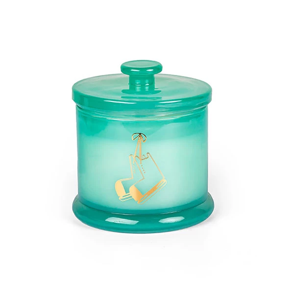 candle vessel with lid