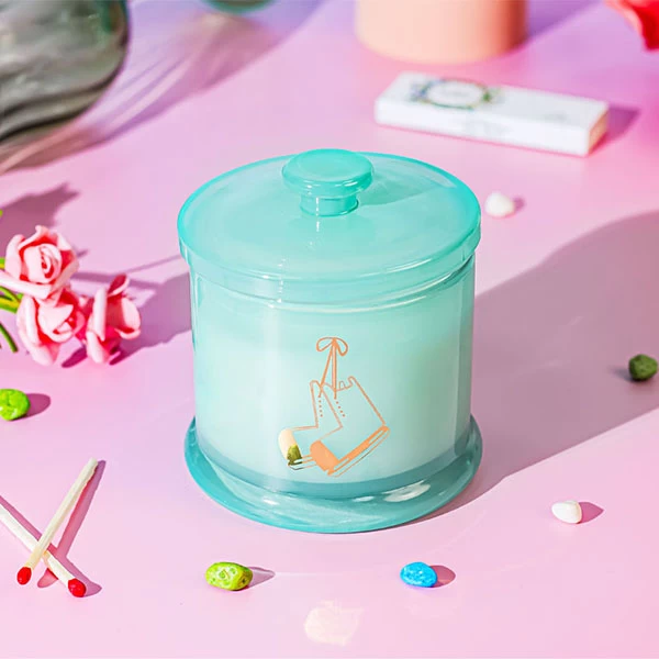 China candle container with lid wholesale