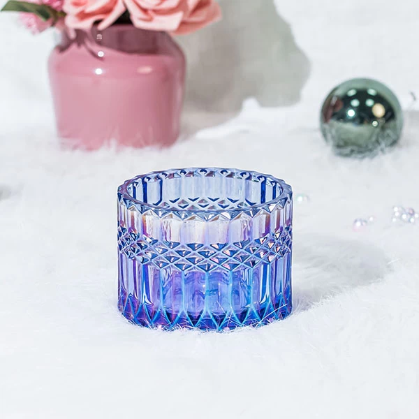 candle apple blue clover