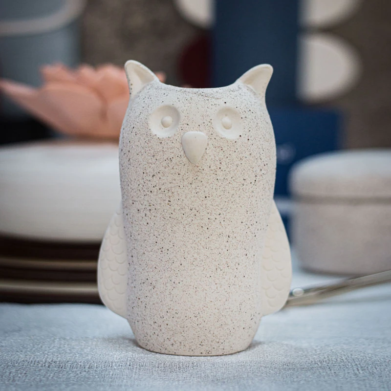 Ceramic Vase For Flowers Cat Design
