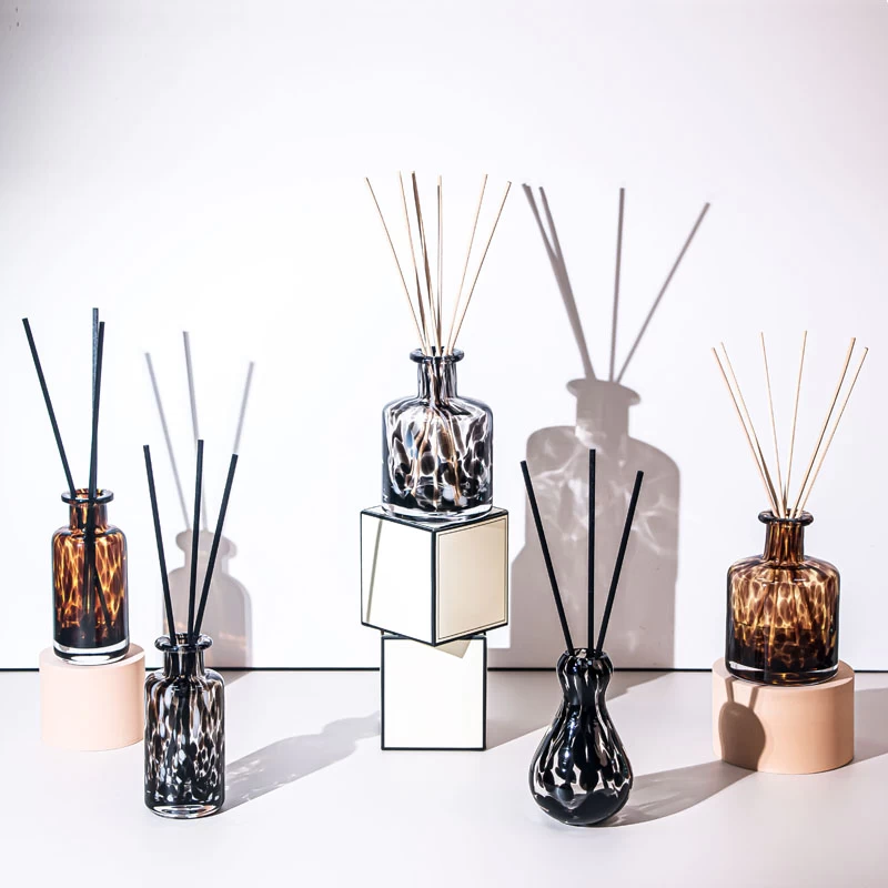 Empty Room Air Freshier Refillable Diffuser Bottle Handmade Luxury Glass Bottle 9oz On Sale