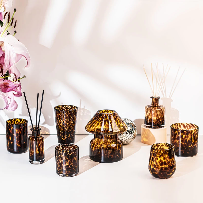 Empty Refillable Reed Diffuser Bottle Handmade Luxury Glass