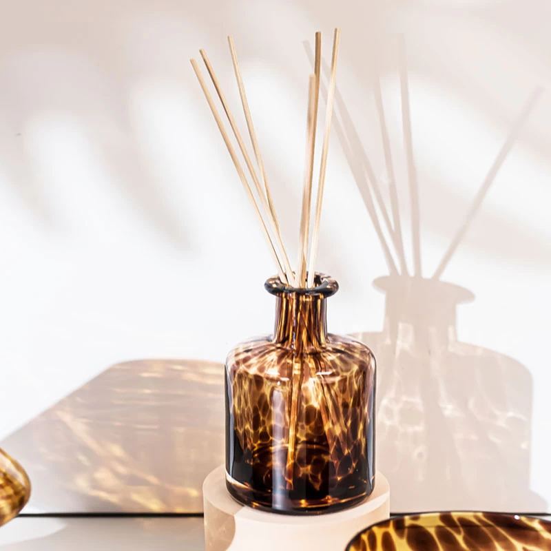 Empty Refillable Reed Diffuser Bottle Handmade Luxury Glass