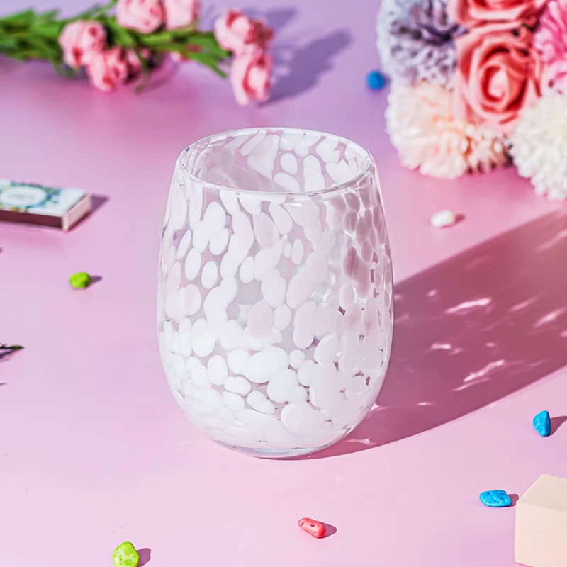 Luxury Handmade 13oz Wine Glass Cup For Soy Candles