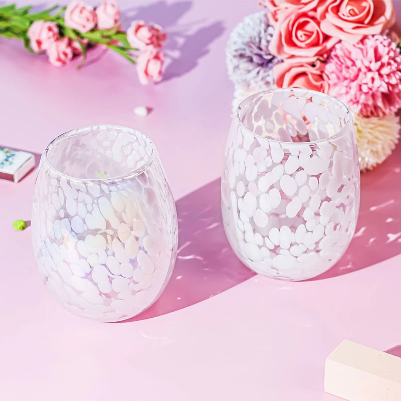 Luxury Handmade 13oz Wine Glass Cup For Soy Candles