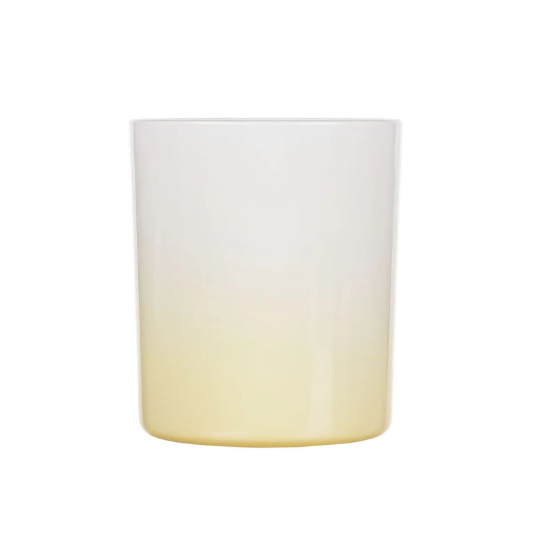 11oz Ombre Coloring Candle Glass With Lid Wholesale
