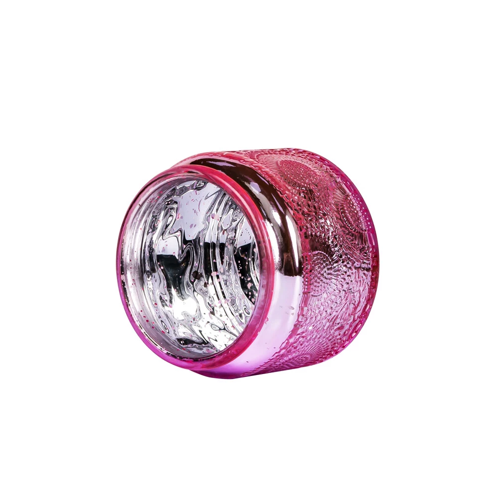 Mercury Apothecary Jar Candle Glass Sweet Pink 3oz