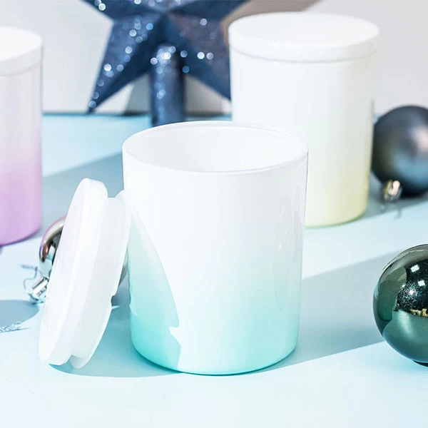 candle vessel with lid