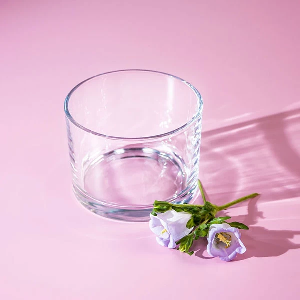 china clear glass cylinder wholesale