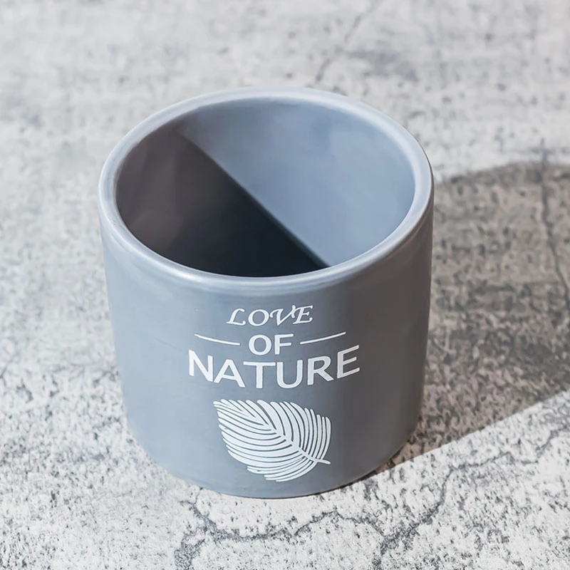 Cement Printing Candle Jar 10.5oz