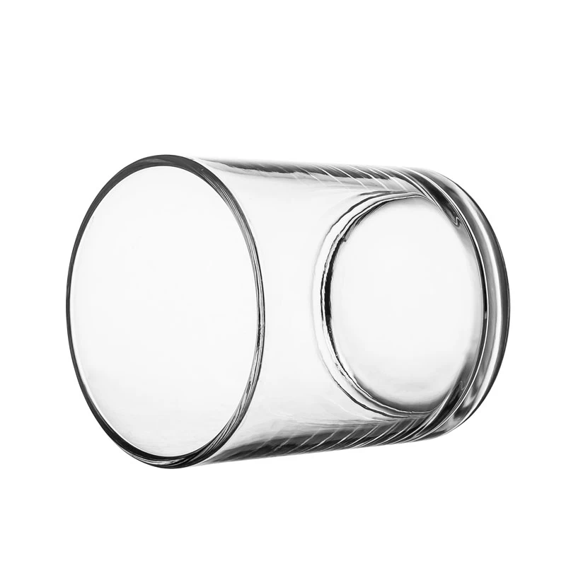 9x10cm  Glass Cylinder for Scented Candles 12 oz