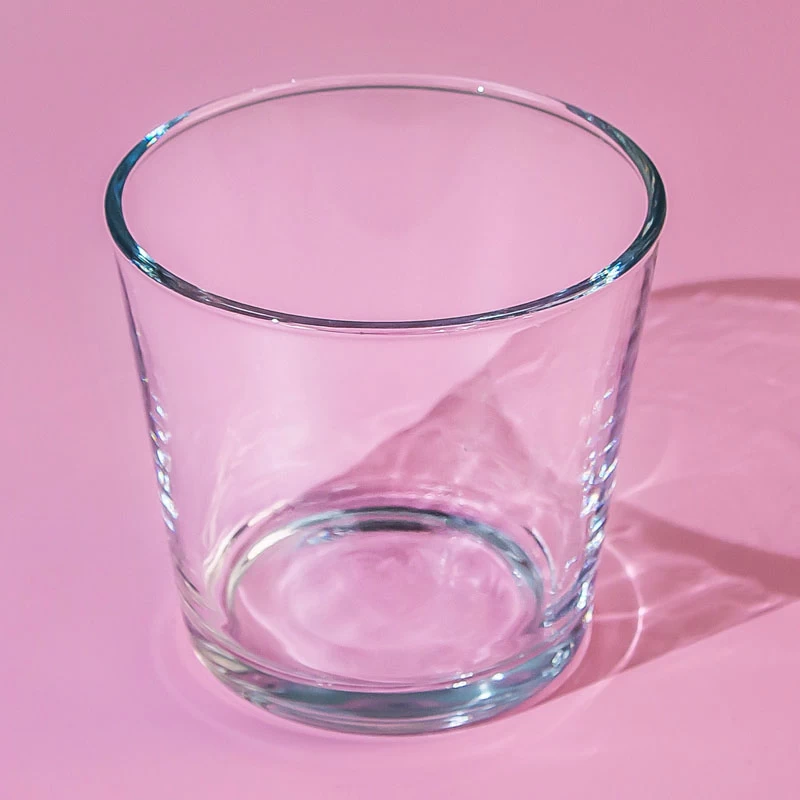 13x12.5cm Plain Glass for 3 Wicks Candle Large 32oz