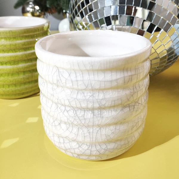 3 wick ceramic candle holder