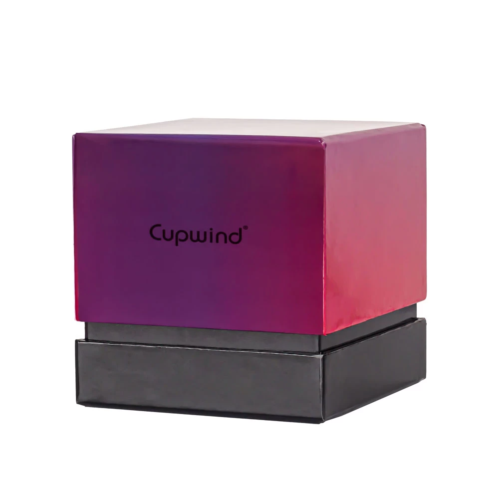 Caixa de presente de luxo para vela perfumada iridescente