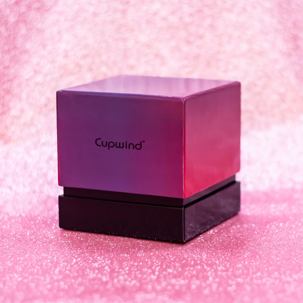 Caixa de presente de luxo para vela perfumada iridescente
