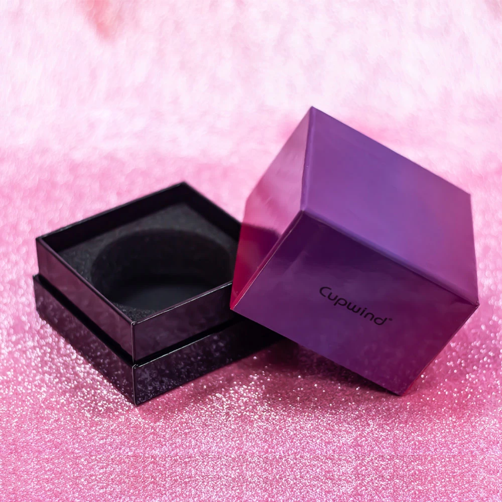 Caixa de presente de luxo para vela perfumada iridescente