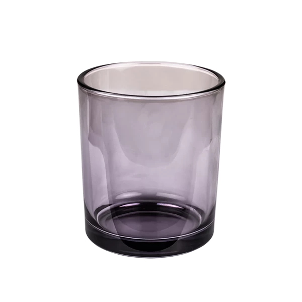glossy spray candle jar
