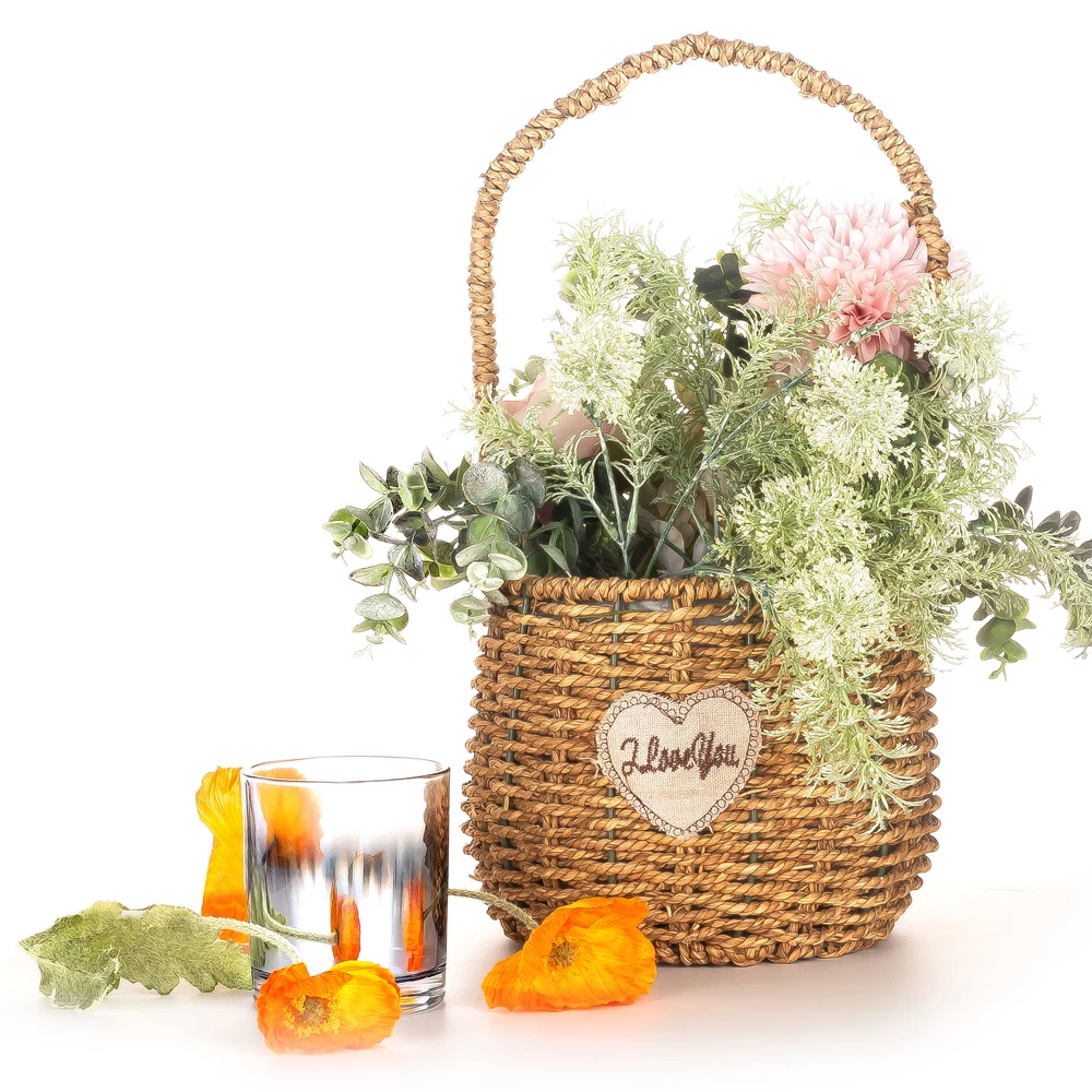 Silver Electroplated Glass Candle Jar Ombre Finish