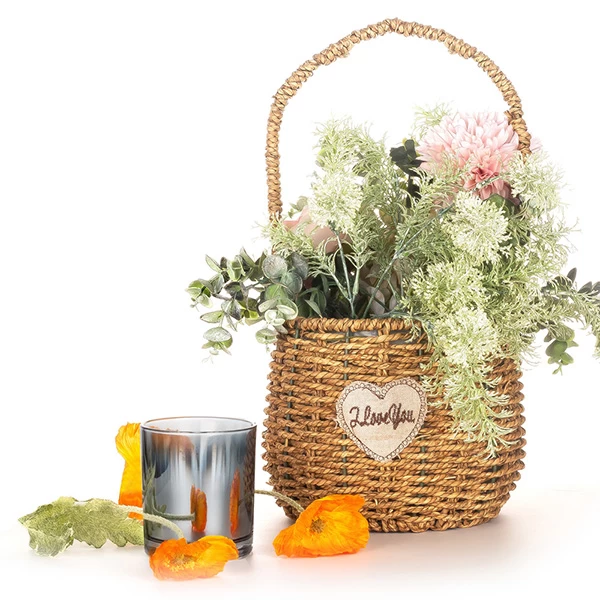 mettalic candle jar glass