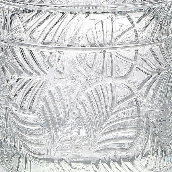 9x6.5cm Elegant Embossed Candle Glass Wholesale
