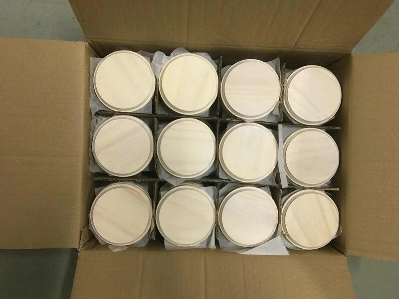 wooden lid packaging