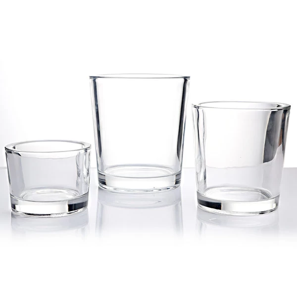 7mm Thickness 3 Wicks Candle Glass for Scented Candle Making
