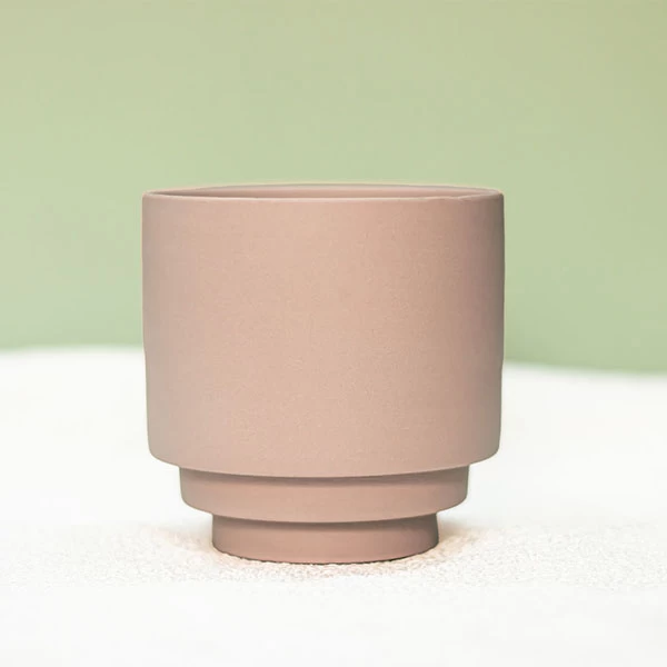 Nordic Stylish Matte Ceramic Vessel 10.5oz for Scented Candles Making