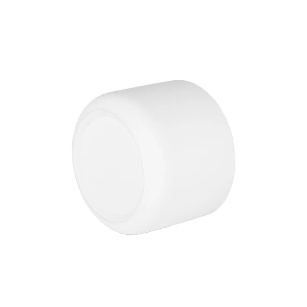 white ceramic candle jar